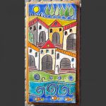 Paesaggio Mare/Monti Rakù 35x18