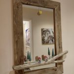 Specchio con paesaggio Toscano