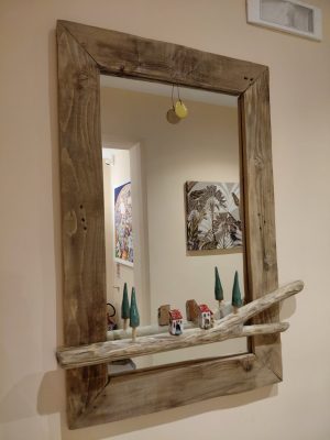 Specchio con paesaggio Toscano